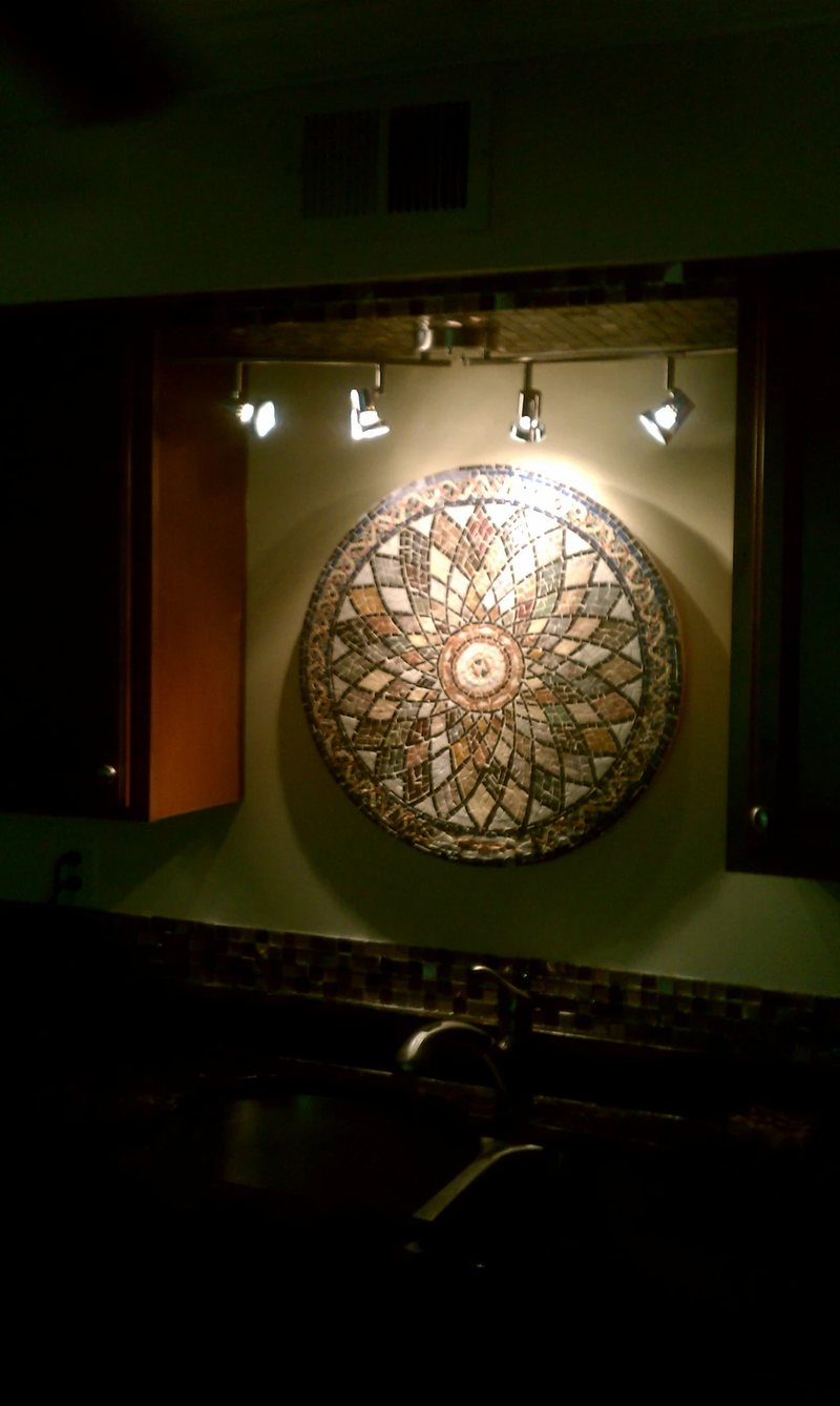 Round Marble Mosaic Art - Falak