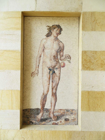 Mosaic Art - Adam From The Book of Genesis