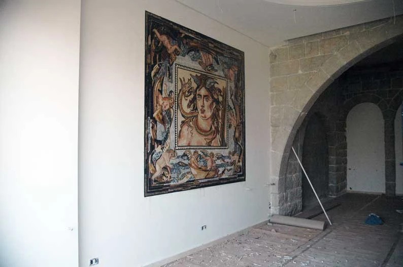 Artemis Virgin Goddess of the hunt Mosaic