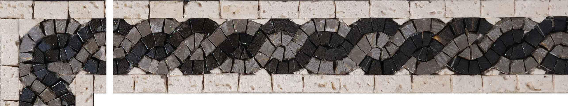 Geometric Mosaic Corner - The Rope Iv