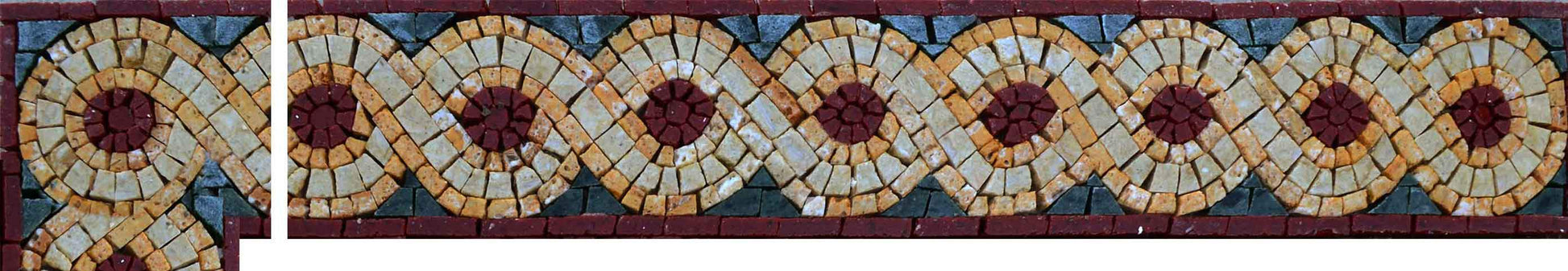 Geometric Mosaic Corner - The Rope