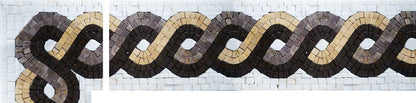 Geometric Mosaic Corner - The Rope V