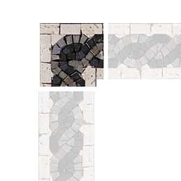 Geometric Mosaic Corner - The Rope Iv