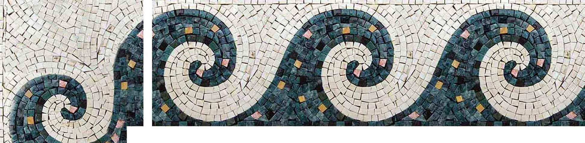 Mosaic Tile Pattern - Wave