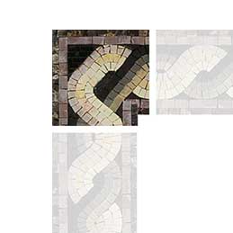Stone Art Corner Mosaic