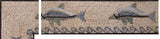 Mosaic Corner - Nautical Dolphins