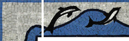 Mosaic Corner - Dolphins