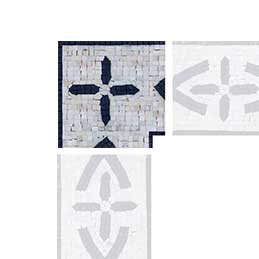 Corner Marble Pattern Mosaic