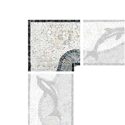 Nautical Mosaic Corner Art