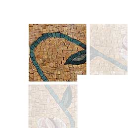 Mosaic Artwork - Floral Marble