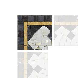 Mosaic Corner Art - Pattern Tiles