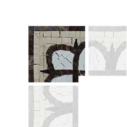 Mosaic Corner - Abstract Browns