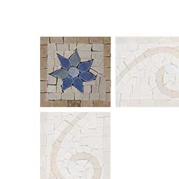 Marble Floral Corner - Rustic Floral Corner