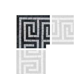 Black And White Marble Corner - Designer Corner