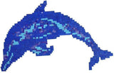Dolphin Glass Mosaic