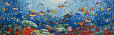 Aquatic Sea Creatues Scene Glass Mosaic