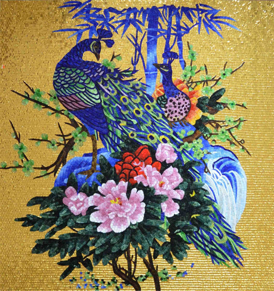 Mosaic Wall Art - Peacock Muse