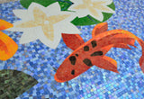 Pond with Fishes -Mosaic Art