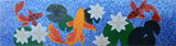 Pond with Fishes -Mosaic Art
