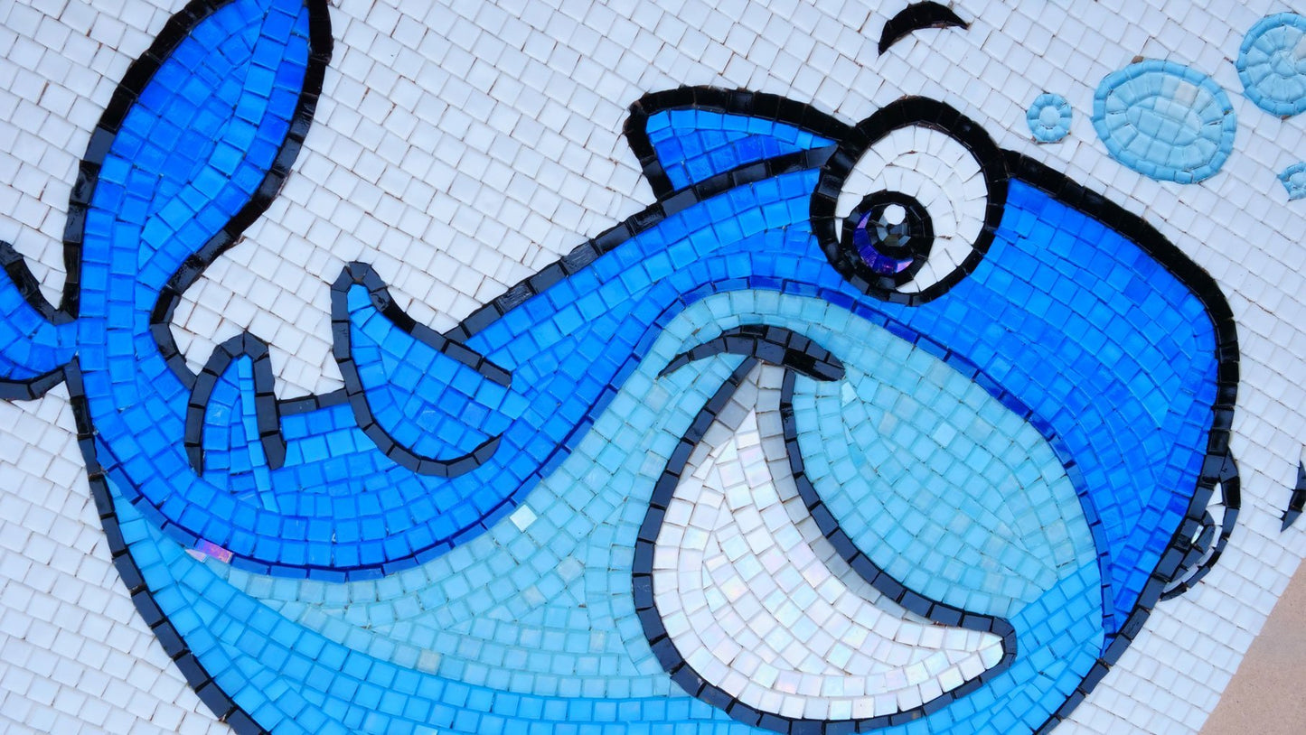 Smiley Sharky - Comic Mosaic