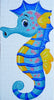 Bubbly the Seahorse - Comic Mosaic