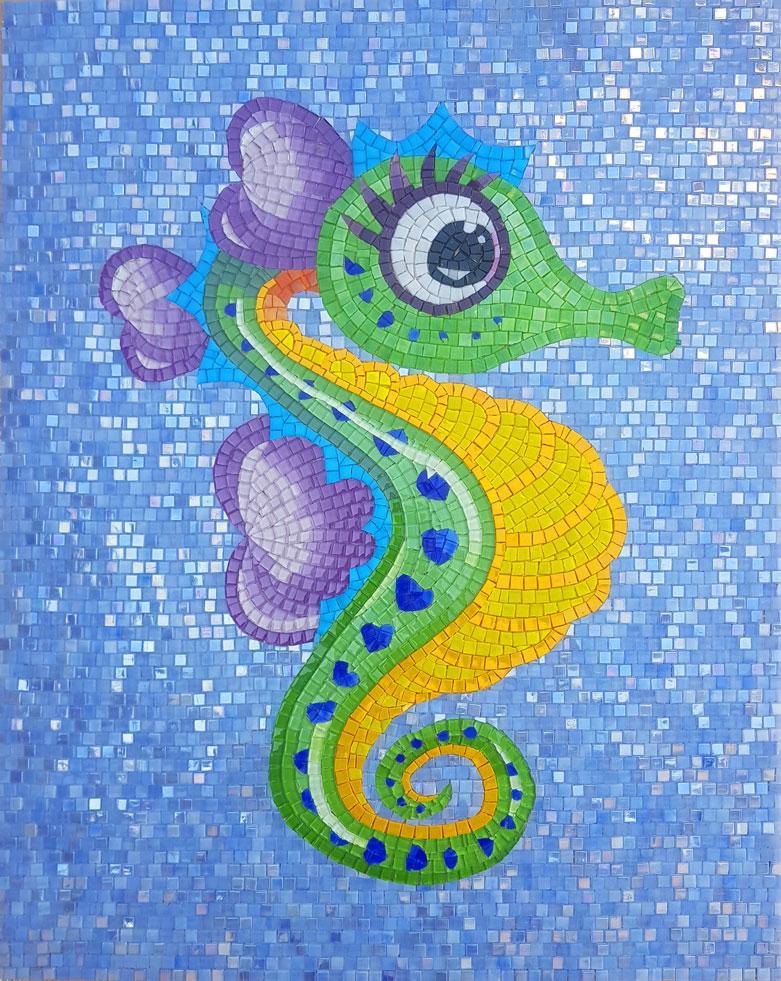 Martina the Seahorse - Comic Mosaic