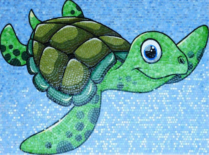 Terry the Turtle - Comic Mosaic