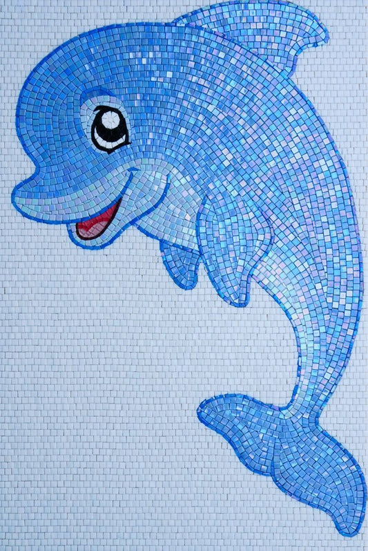 Flow the Dolphin - Comic Mosaic