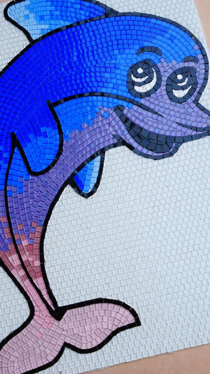 Gracie the Dolphin - Comic Mosaic