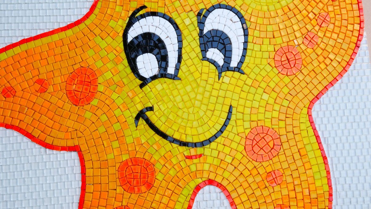 Sunny the Starfish - Comic Mosaic