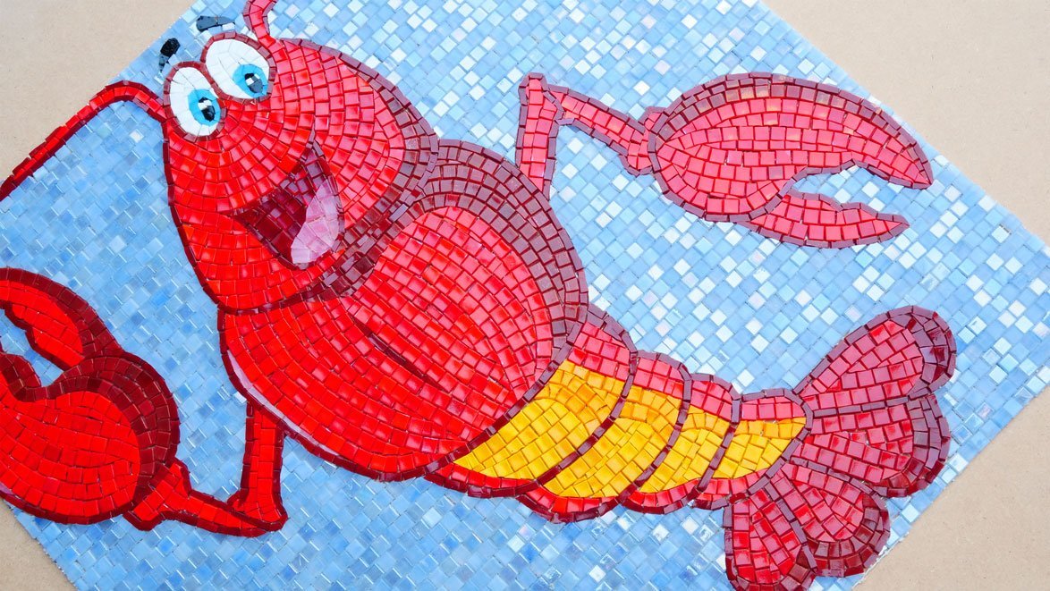 Larry the Lobster - Comic Mosaic