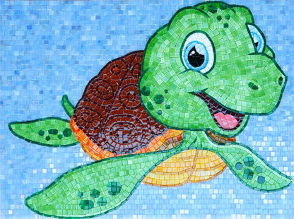 Squirt the Turtle - Comic Mosaic