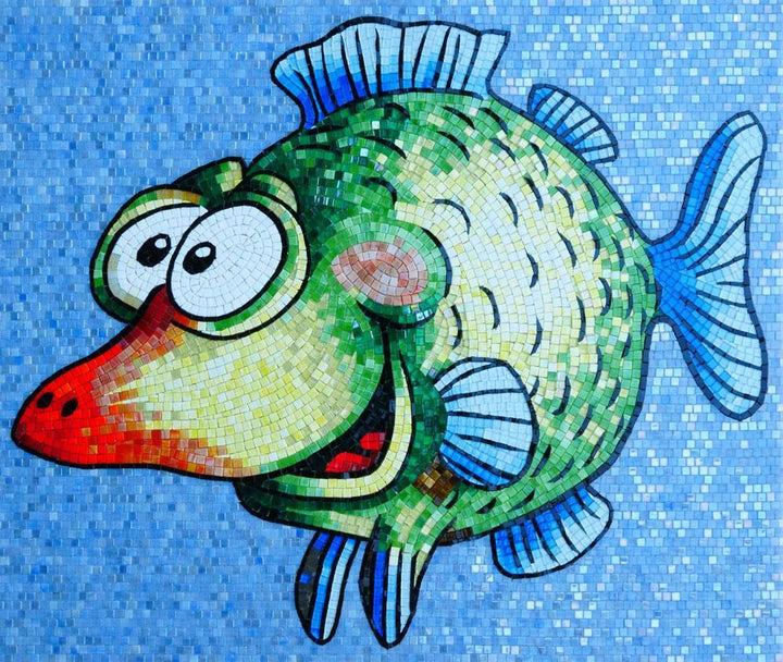 Grinch the Fish - Comic Mosaic