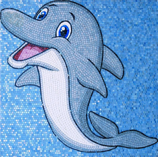 Flipper the Dolphin - Comic Mosaic