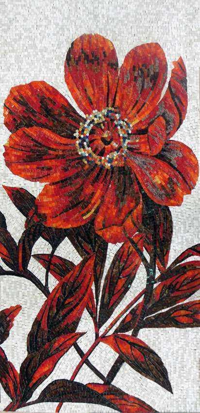 Mosaic Art - Cherry Flower