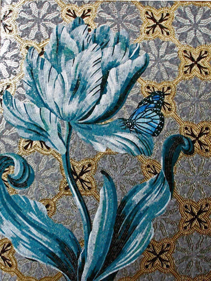 Mosaic Floral Art - Lagoon Flower