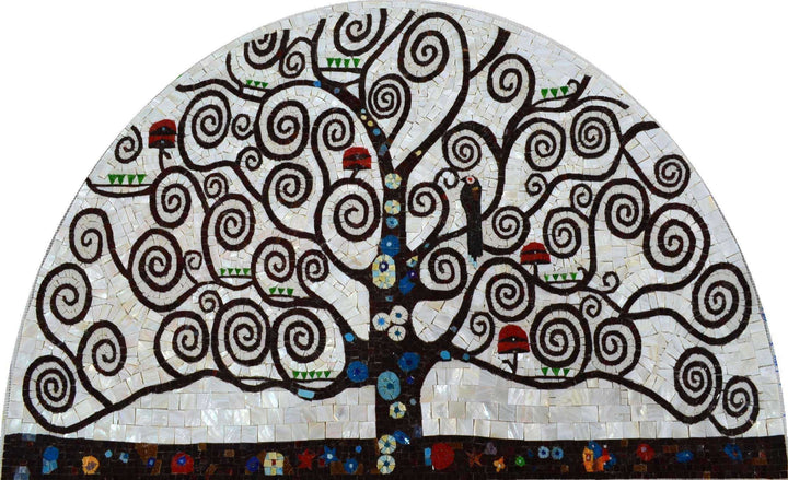 Mosaic Art -Tree Of Life Spirals