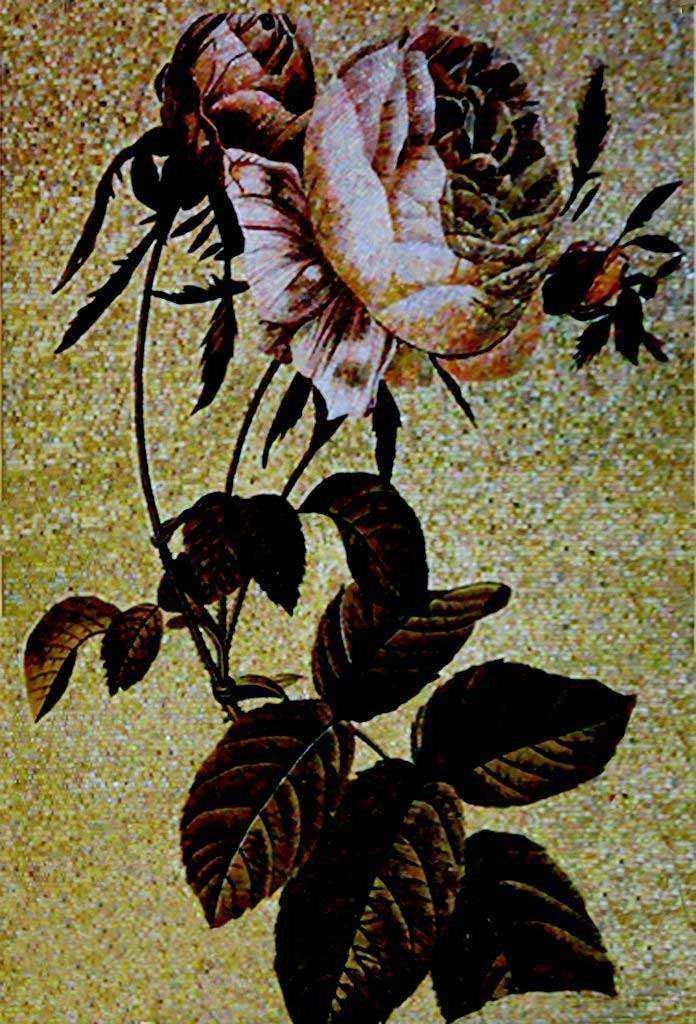 Mosaic Wall Art - Lonely Flower