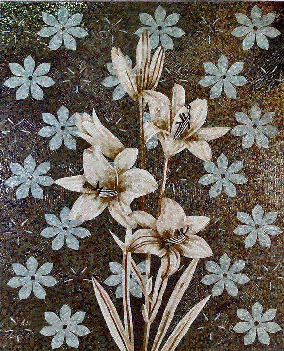 Flower Mosaic Designs - Bouquet De Lille