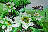 Glass Mosaic Art - Garden Of Greens