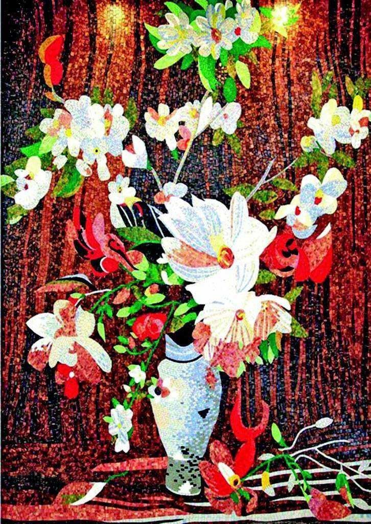 Mosaic Art For Sale - Vase Of Beauty