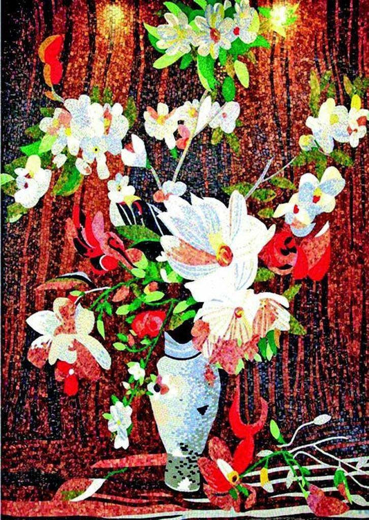 Mosaic Art For Sale - Vase Of Beauty