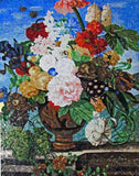Mosaic Flower Artwork - Bright Bouquet