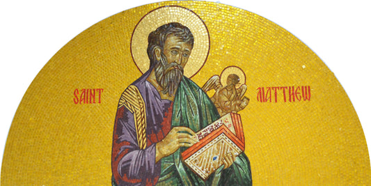 Saint Matthew - Glass Mosaic