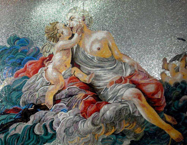 Mosaic Art - Cupid and Psyche