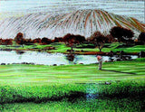 The Golf Court - Mosaic Wall Art