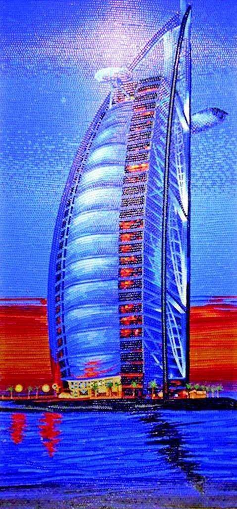 Mosaic Art - Burj Al Arab Dubai