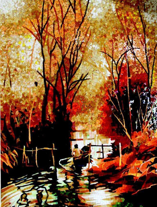 Sweltering Warmth Autumn - Mosaic Art