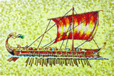 Sailing Phoenician Ship Mosaic