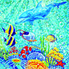 Colorful Sea Creatures Mosaic